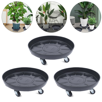 3pcs Black Heavy Duty Iron Plant Stand