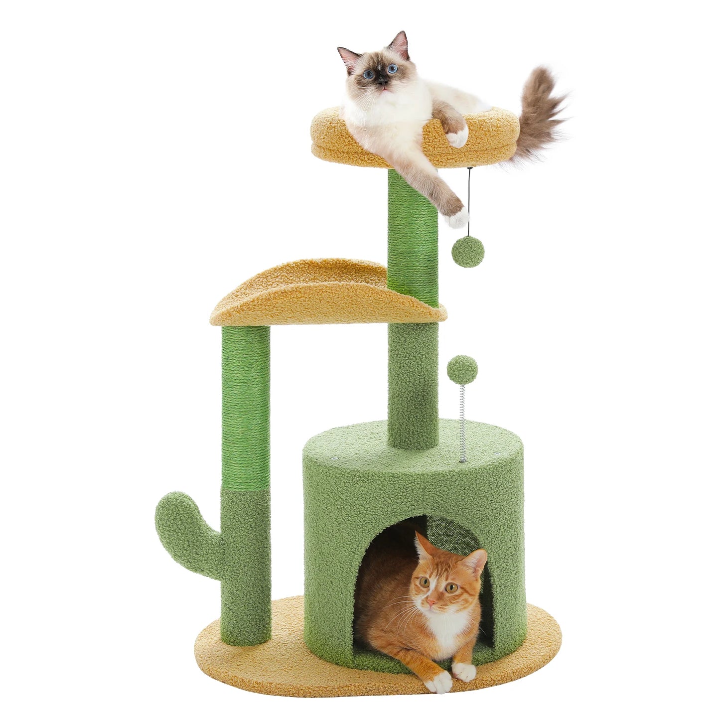 Small Flower Cat Tree for Indoor Cats