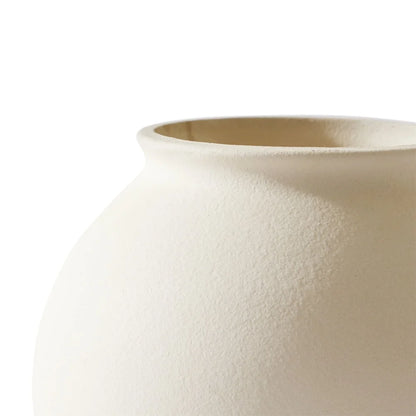 Matte Ceramic Round Vase Decorative Home Décor