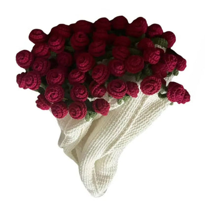 DIY Crochet Blanket for Bouquet of Roses
