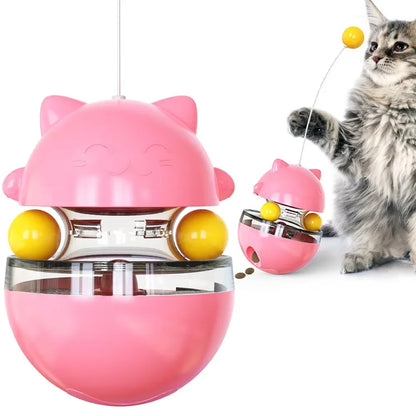 Interactive Environmental Two Layer Turntable Toy Cat