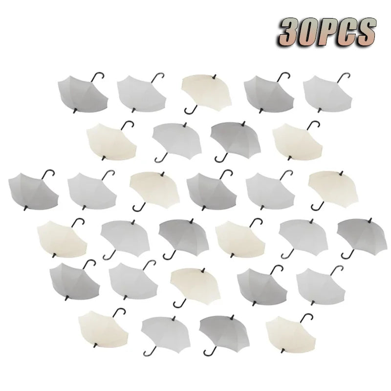 Cute Umbrella Shaped Hooks No-Punch Wall Hooks