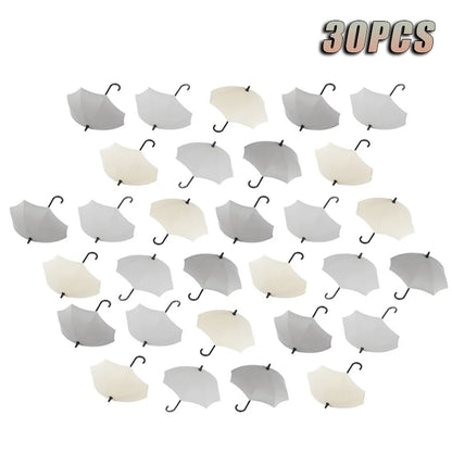 Cute Umbrella Shaped Hooks No-Punch Wall Hooks