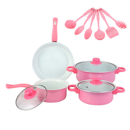 Outdoor 13-Piece Luxury Non-Stick Cookware Set