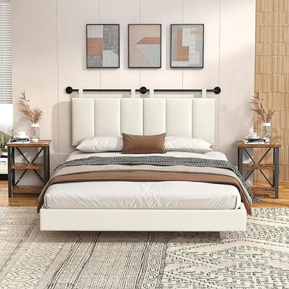 Versatile Queen Size Adjustable Height Headboard