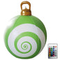 24" Inflatable Christmas Balls with Light/Remote