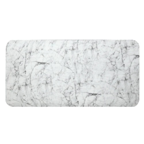 3pc Stylish Occasional Table Set White Marble