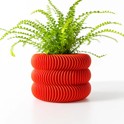 Modern Minimalist 3D Printed Plant Pot Biodegradable