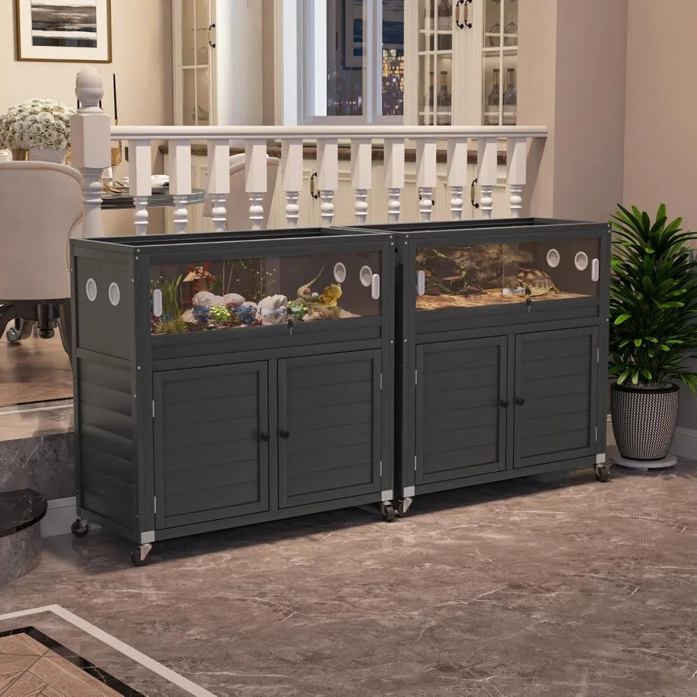 30 Gallon Reptile Terrarium with Adjustable Stand