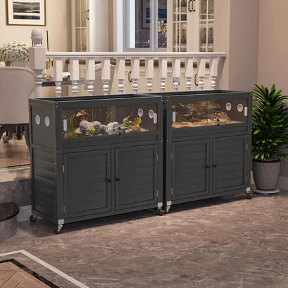 30 Gallon Reptile Terrarium with Adjustable Stand