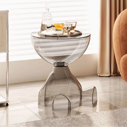 Transparent Advanced Small Flat Head Coffee Table