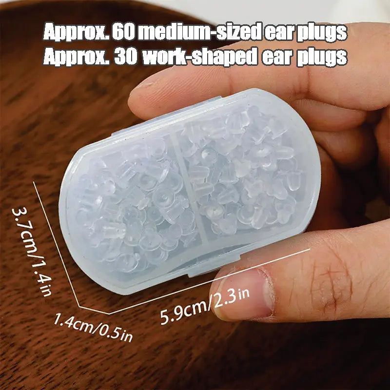 Clear Soft Silicone Rubber Earring Safety Stopper