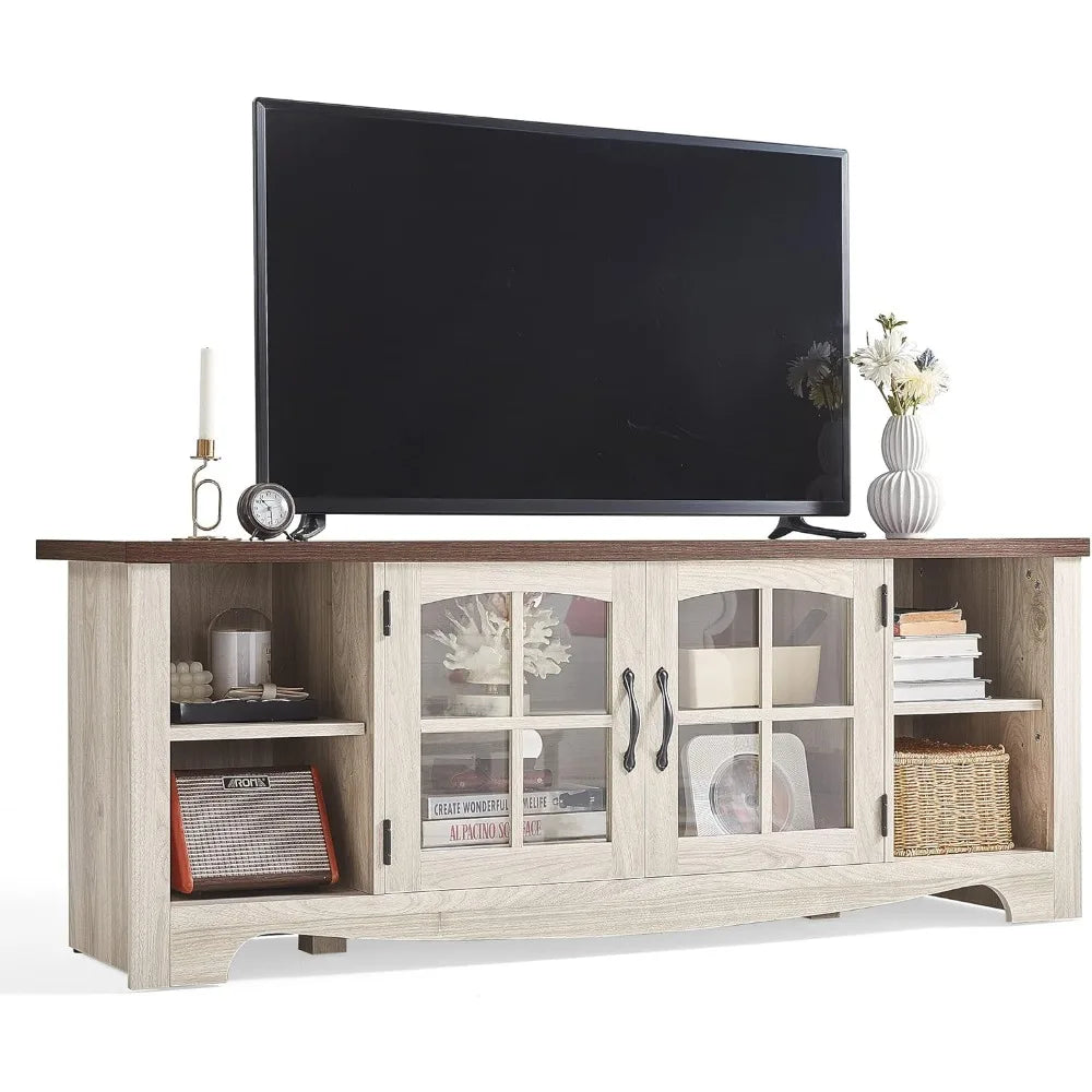 Customizable Farmhouse Entertainment Center for 65" TV