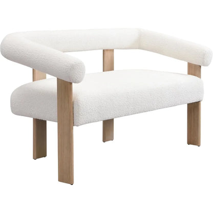 Living Room Loveseat, Modern Fabric, Upholstered