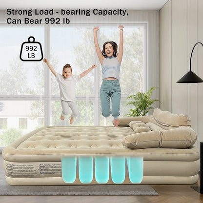 Inflatable Mattress For Home Outdoor Sleeping Bed