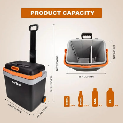 Electric Car Cooler and Warmer for Travel