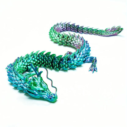 Laser Holographic 3D Printed Dragon Aquarium Decoration