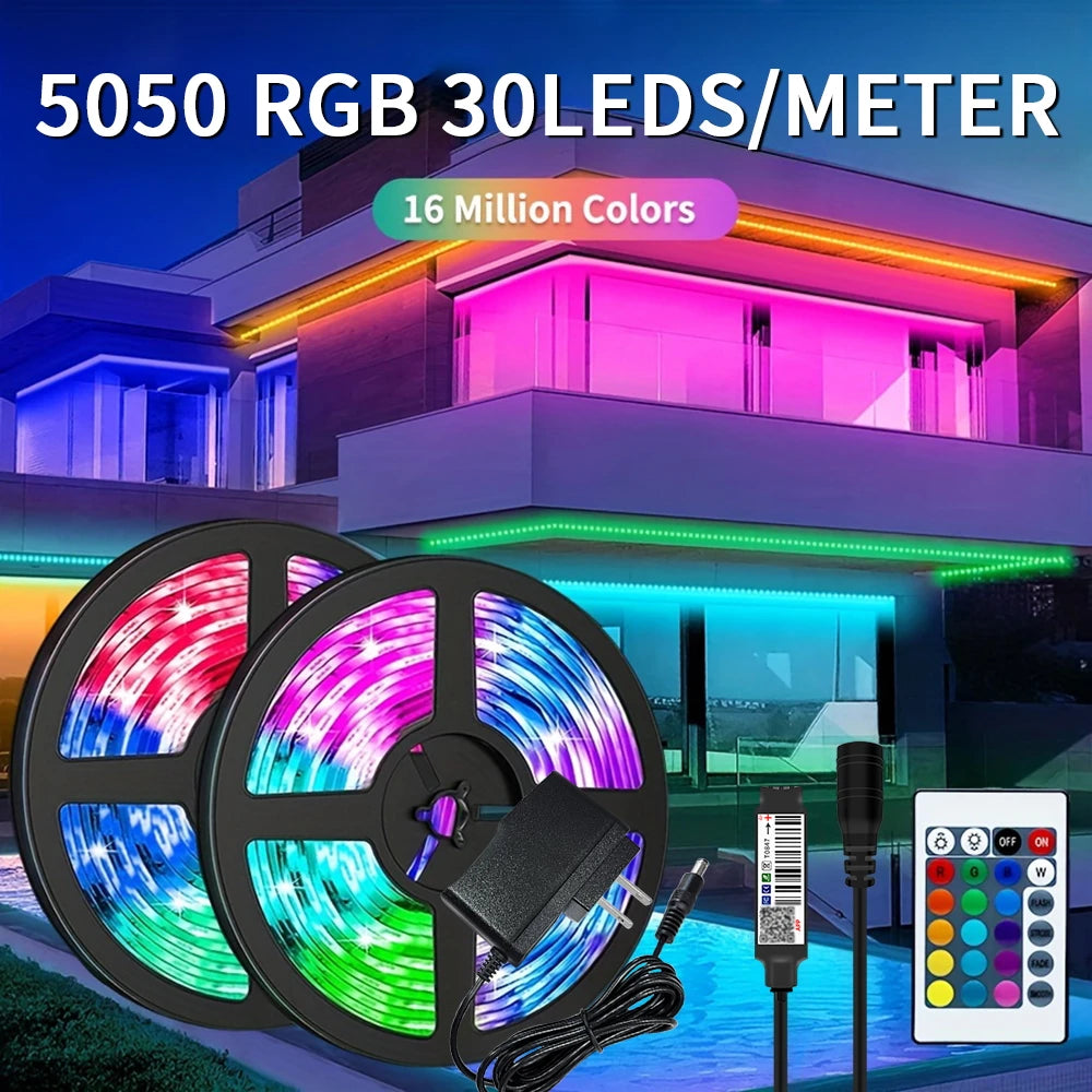 30M 5050RGB 30 LEDS/meter LED Strip Bluetooth