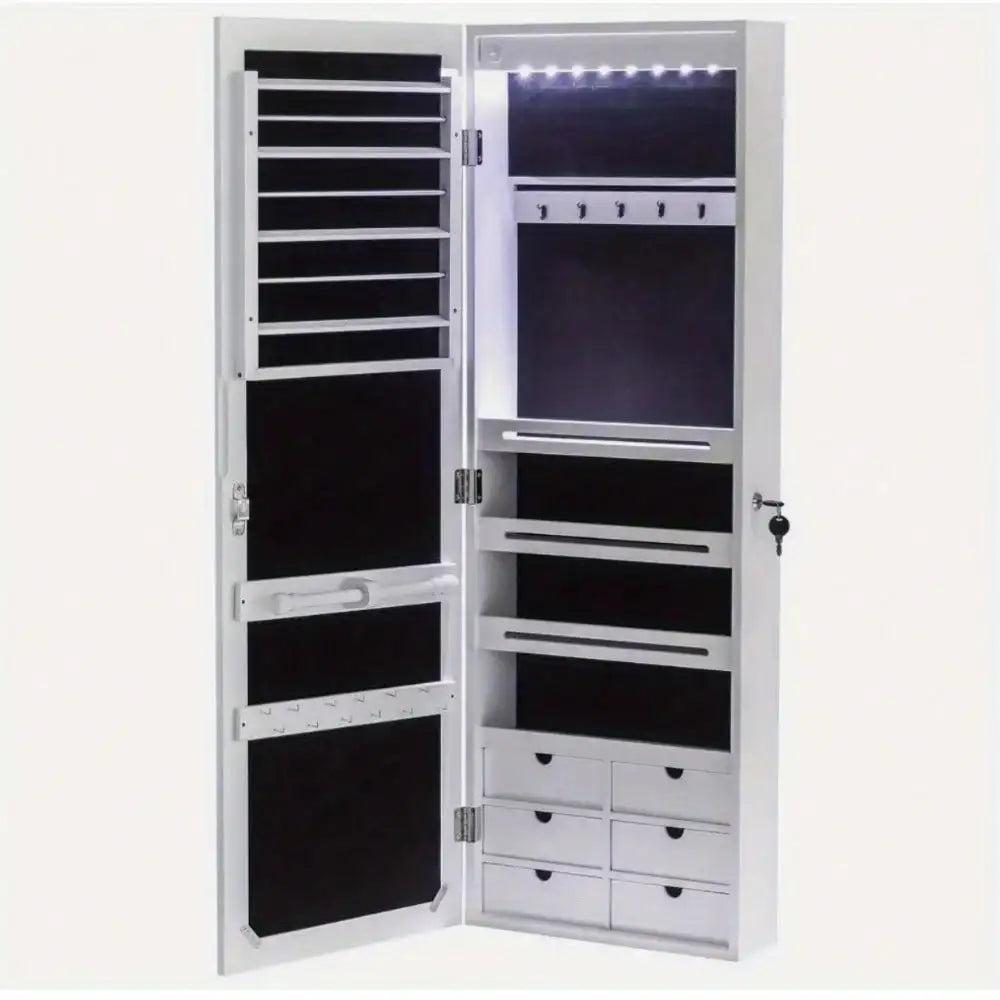 Elegant New Wall/Door Mounted Jewelry Armoire