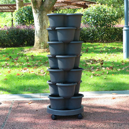 Vegetable Plastic Pot Balcony Strawberry Potted Plant