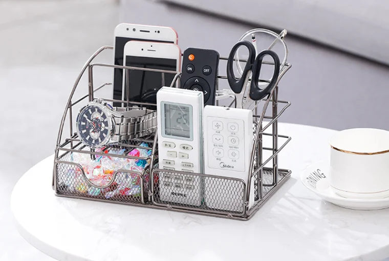 Metal Desktop Organizer Durable Multifunctional File Rack