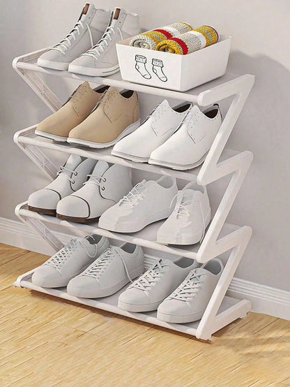 Z-Shaped Shoe Rack, Multi functional Storage Rack