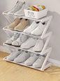 Z-Shaped Shoe Rack, Multi functional Storage Rack