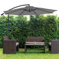 10FT Outdoor Patio Umbrella Hanging Cantilever