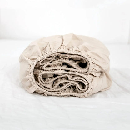 Simple & Opulence Linen Fitted Sheet Mattress Cover