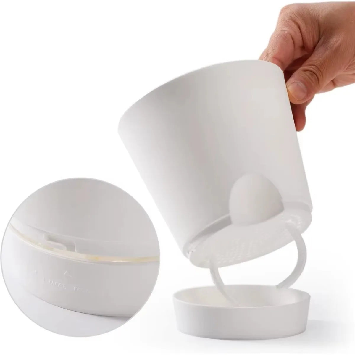 5" Planters High Drainage with Reservoir