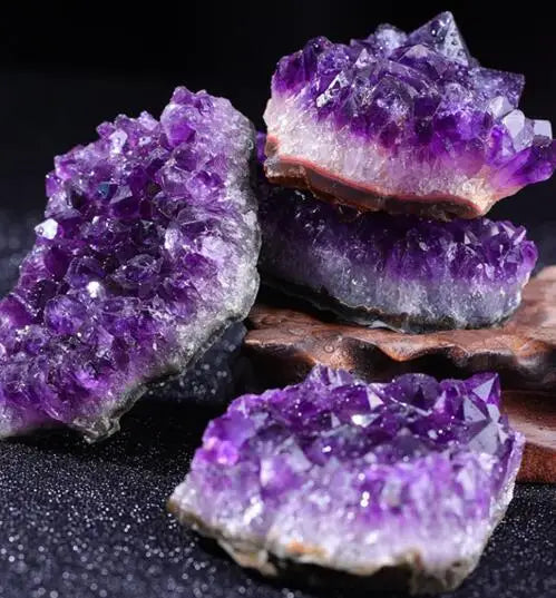 Amethyst Geode Natural Crystal Quartz Stone Healing