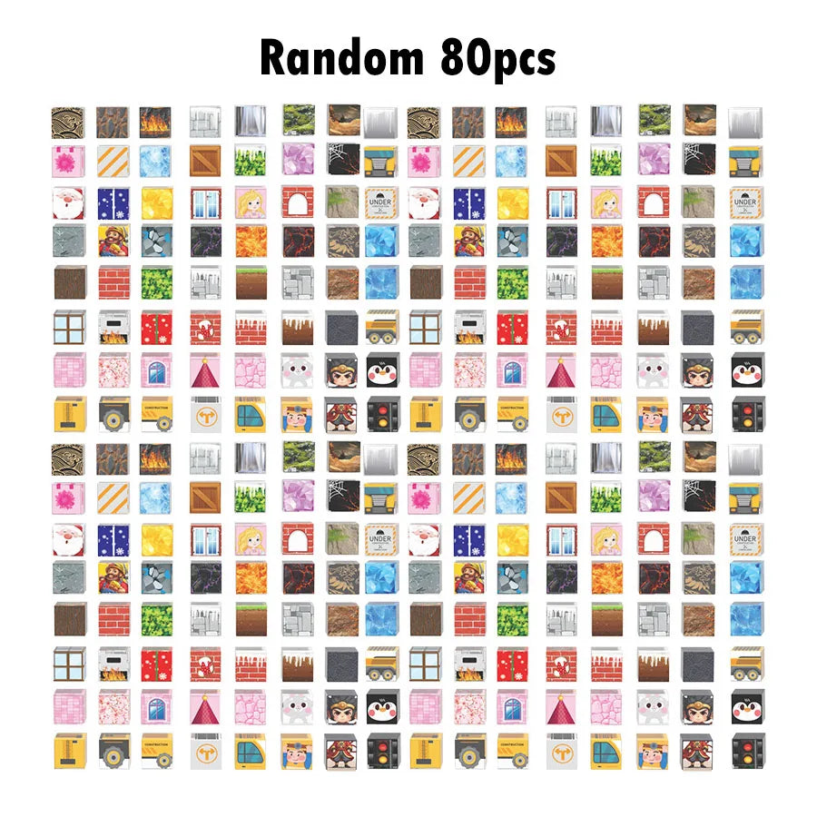 Magnetic Building Blocks for all ages 80-160Pcs