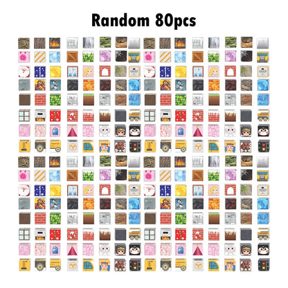 Magnetic Building Blocks for all ages 80-160Pcs