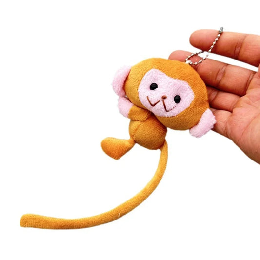 Cartoon Long Tailed Monkey Doll Key Chain