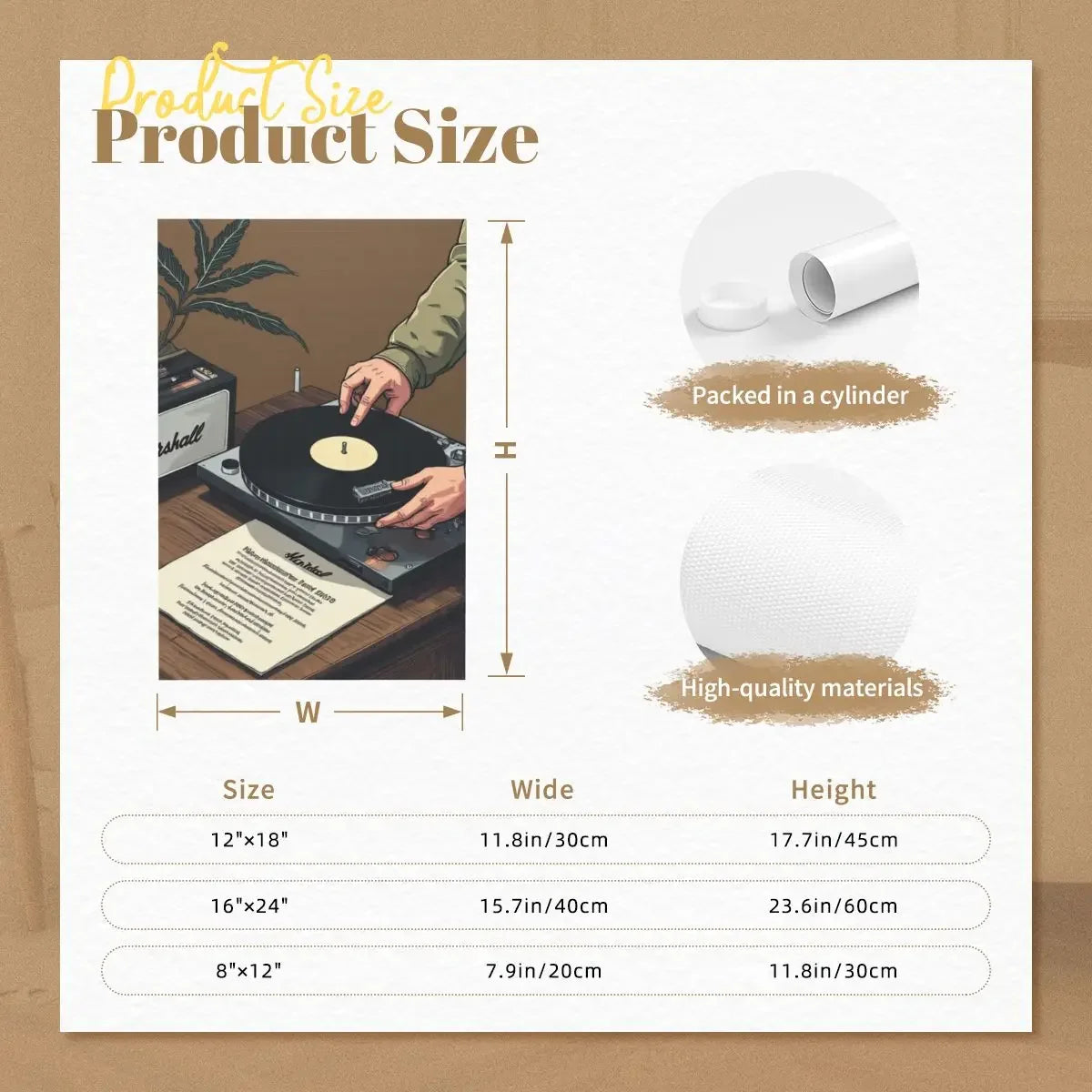 Canvas Wall Art Decor 8x12inch