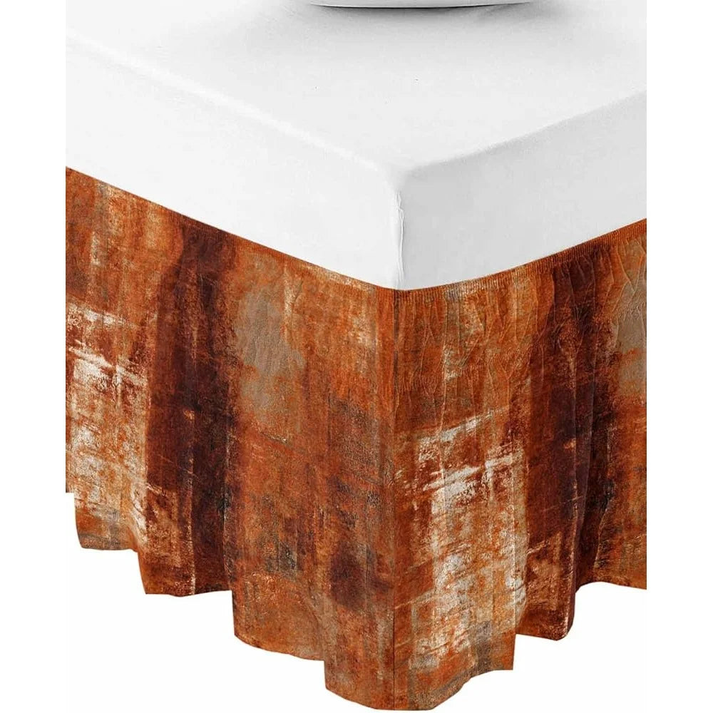 Modern Adjustable Elastic King Size Bed Skirt