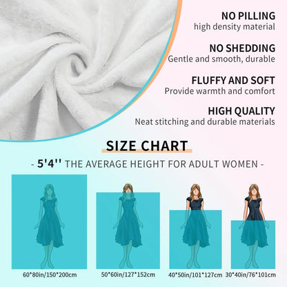 Halloween Ghosts and Bats Pattern Vintage Blanket