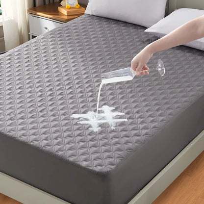 Soft Waterproof Mattress Protector, Noiseless Mattress Pad
