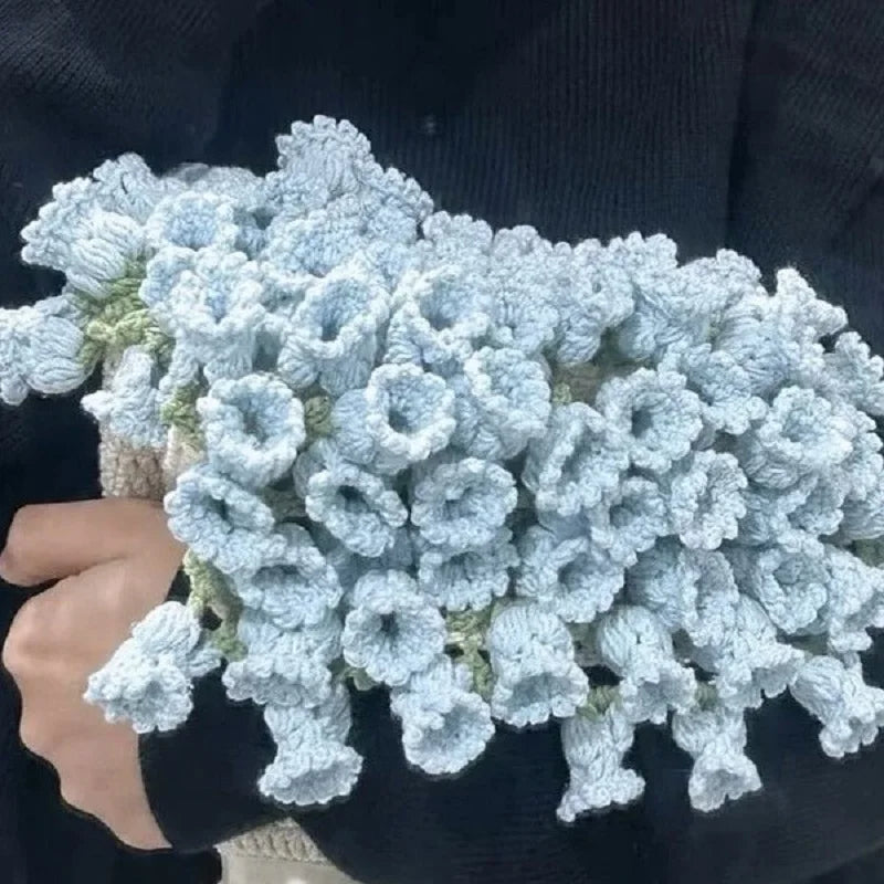 DIY Crochet Blanket for Bouquet of Roses