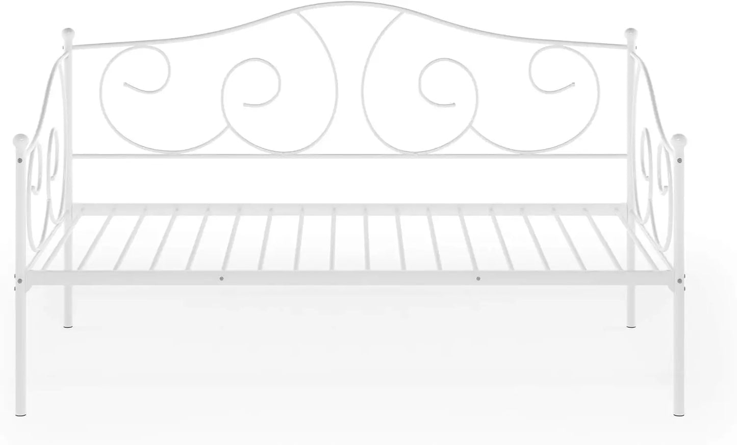 Metal Daybed, Twin, White