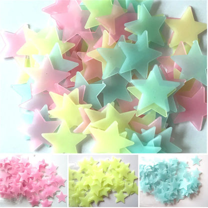 Glow In The Dark Star Sticker Decorations