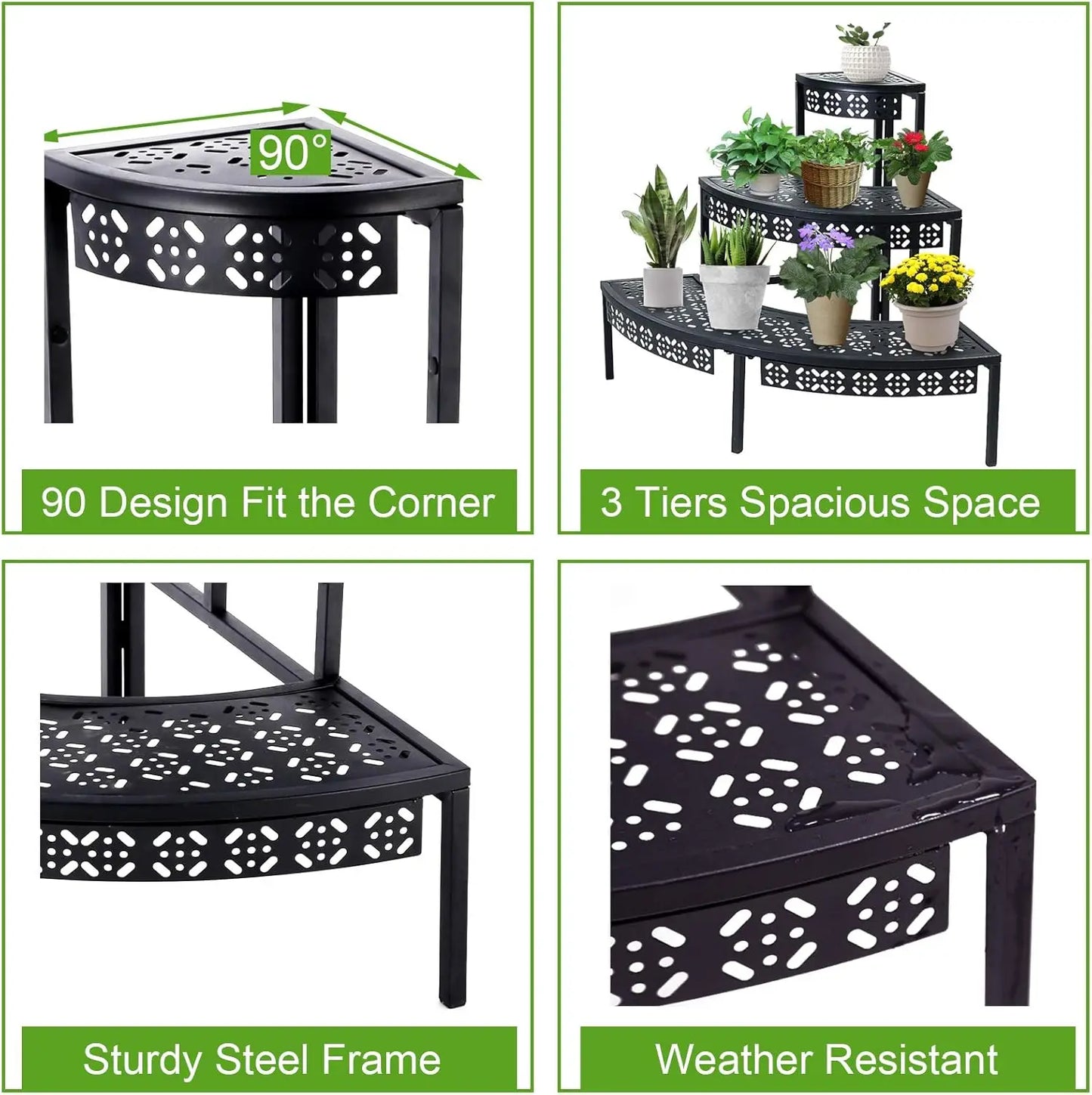 3 Tier Plant Stand Flower Pot Rack