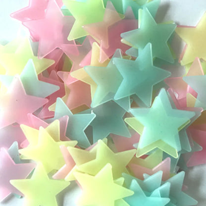 Glow In The Dark Star Sticker Decorations