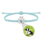 Dog Braided Bracelet Personalized Photo Adjustable
