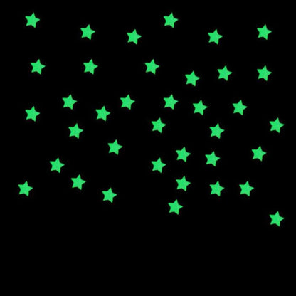 Glow In The Dark Star Sticker Decorations