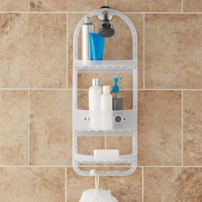 Large Shower Caddy Heavy Duty Plastic Shelves