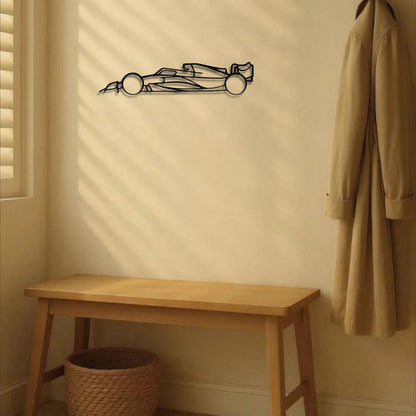 Automotive Decor Metal Racing Car Wall Art