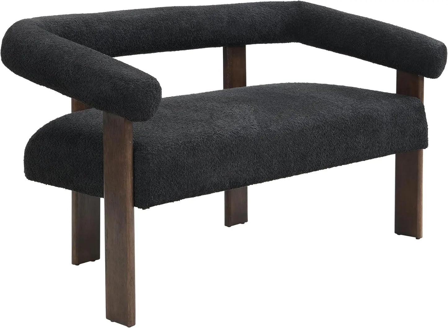 Living Room Loveseat, Modern Fabric, Upholstered