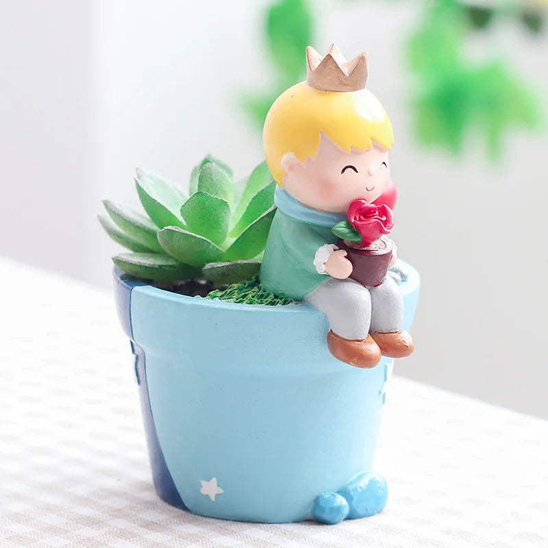 Cute Succulent Pots Small Resin Flower Planter