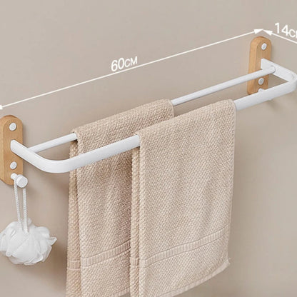 Bathroom Organizer and Storage Towel Rack Shelves    bathroom accessories corner shelf Bathroom towel bar no punching toilet storage shelf